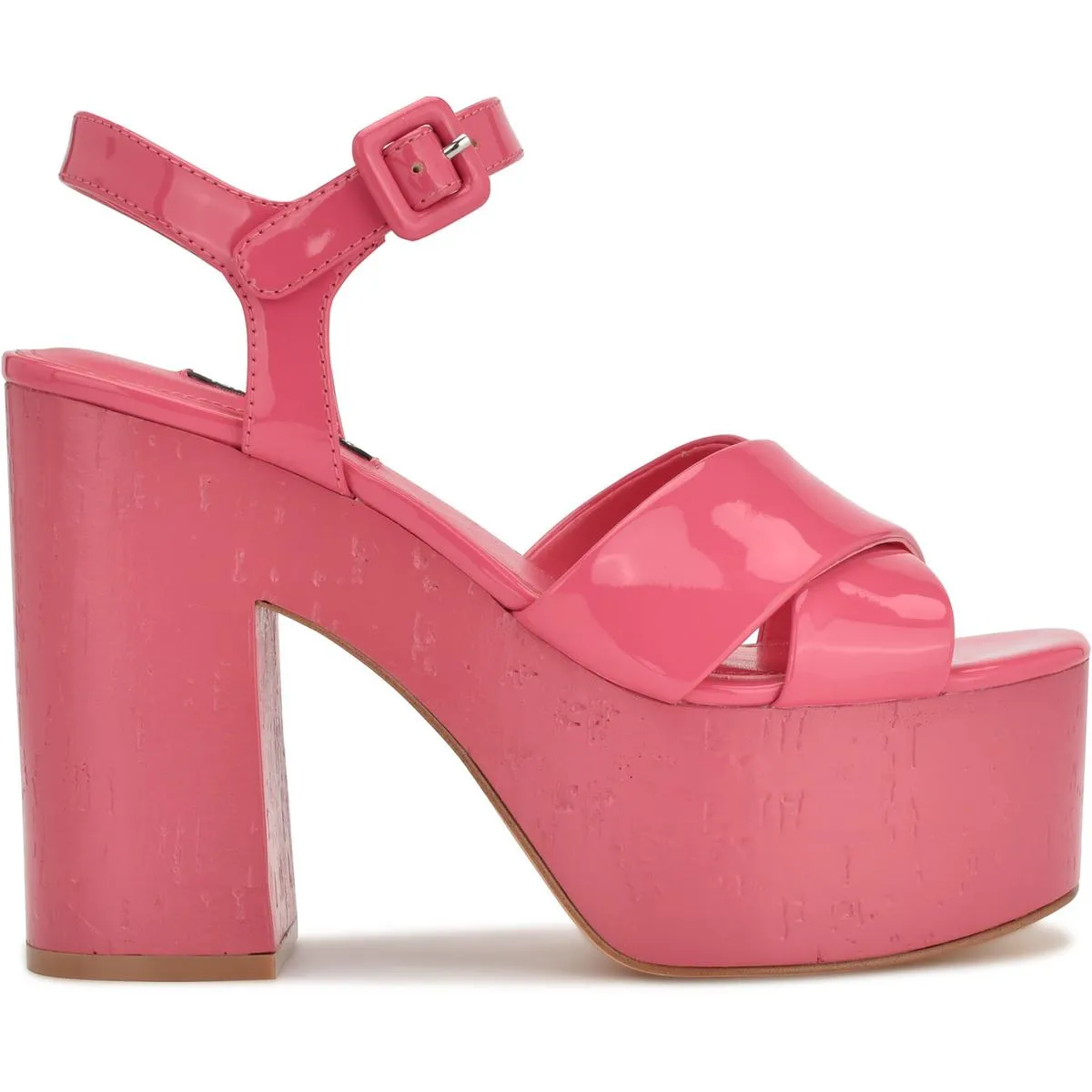 RILAY3 Womens Block Heel Man Made Platform Sandals