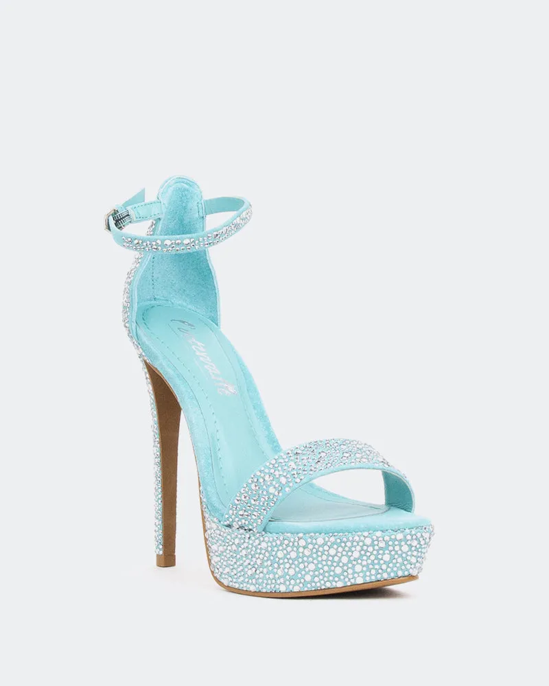 Rinna, Turquoise Suede/Sude Tur.