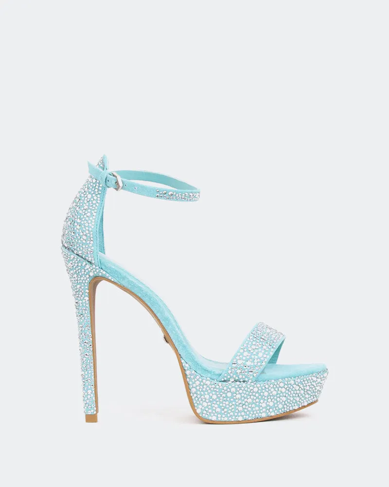 Rinna, Turquoise Suede/Sude Tur.