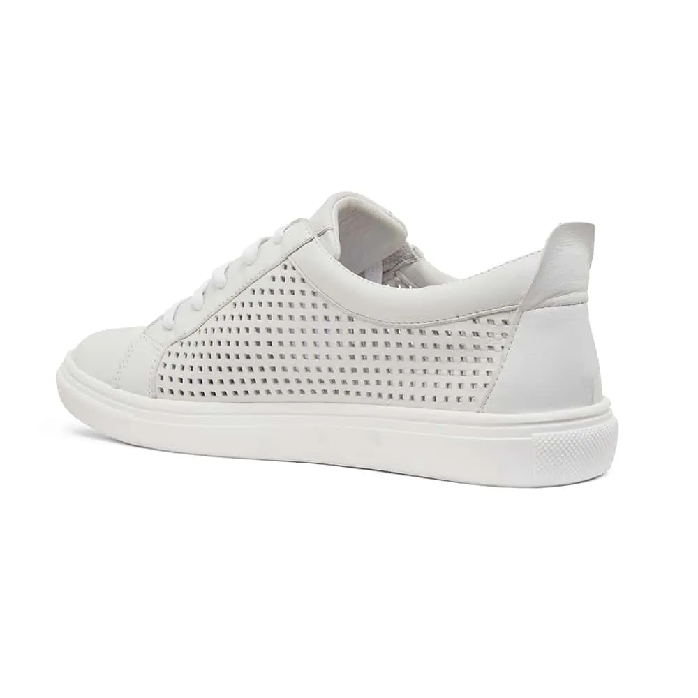 Rio Sneaker in White Leather