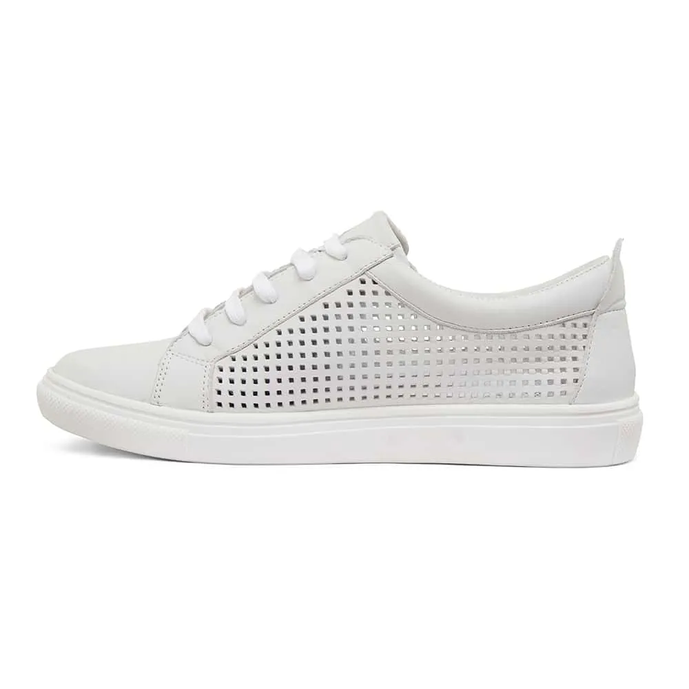 Rio Sneaker in White Leather