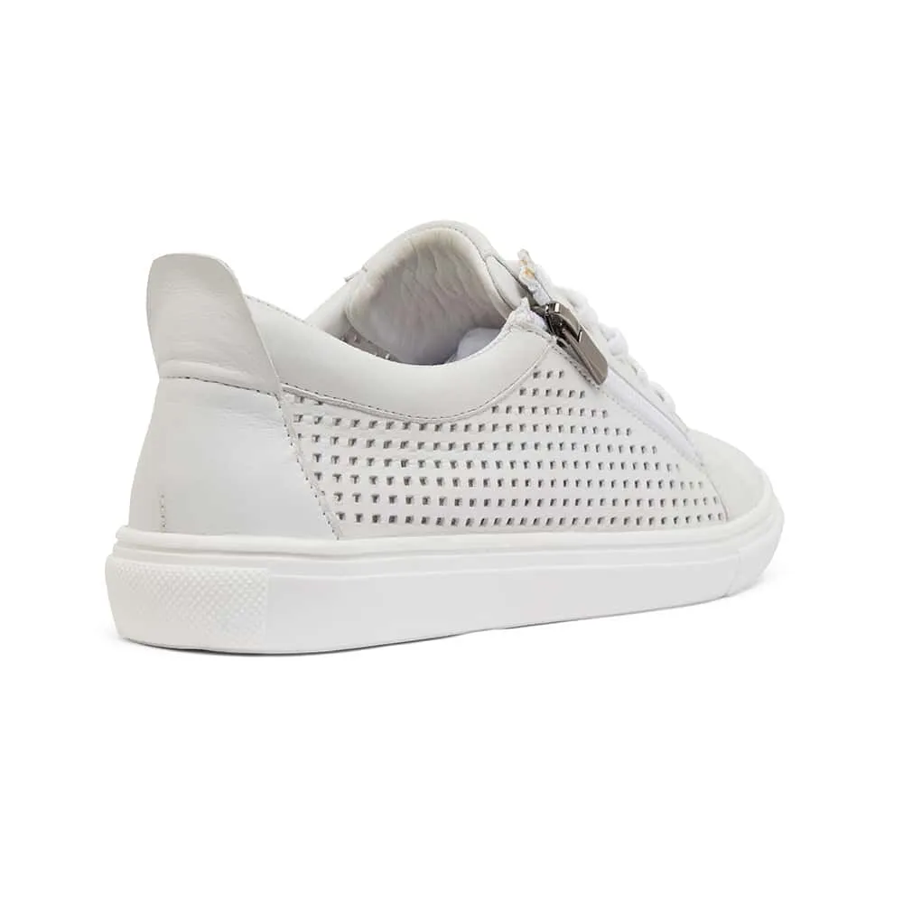Rio Sneaker in White Leather