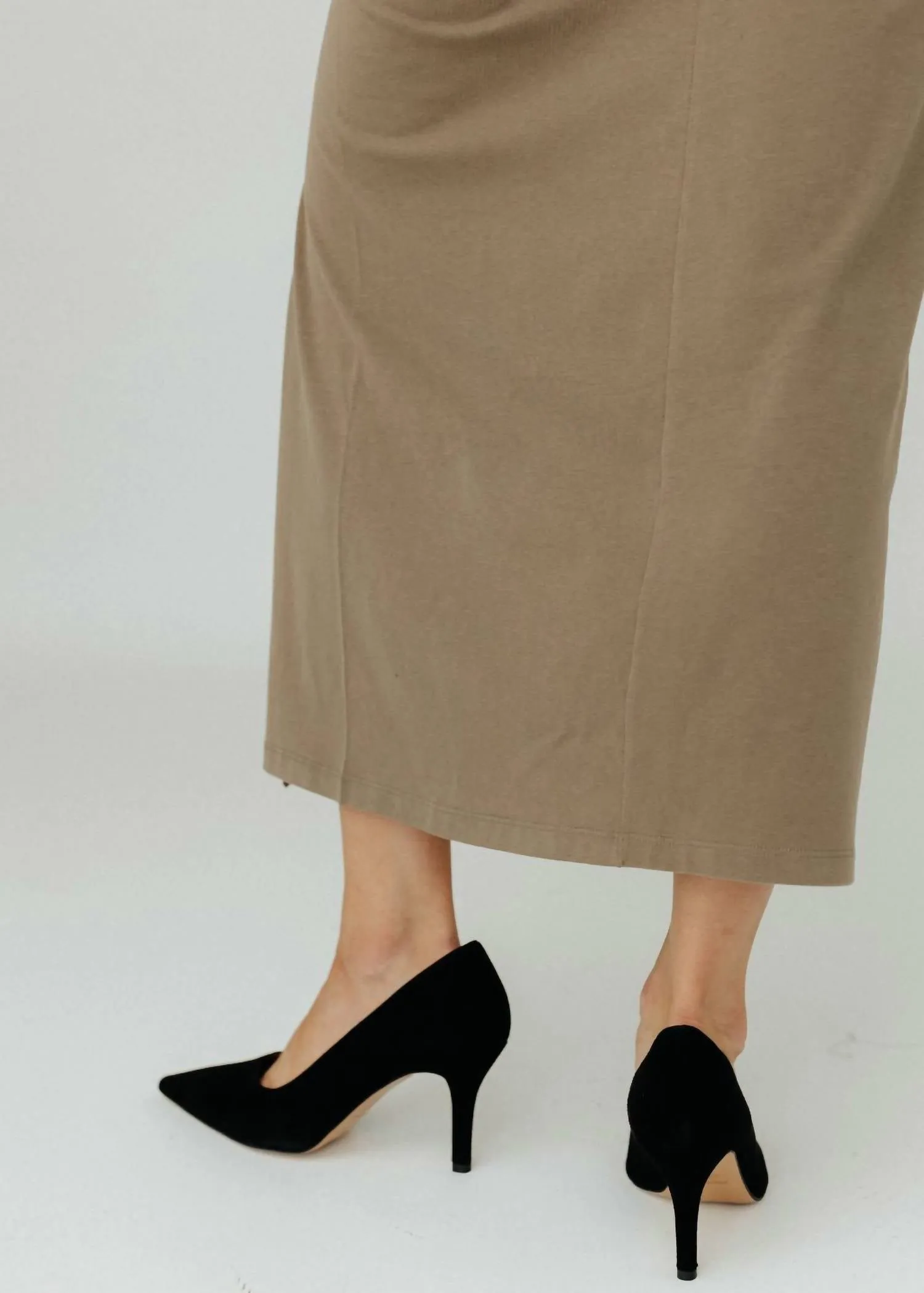 Roberta Heel In Black Suede