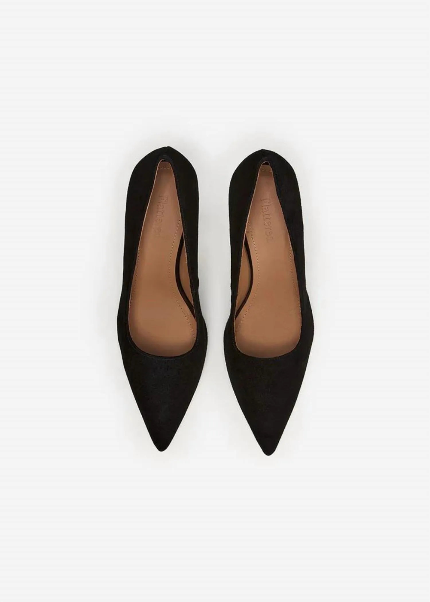 Roberta Heel In Black Suede
