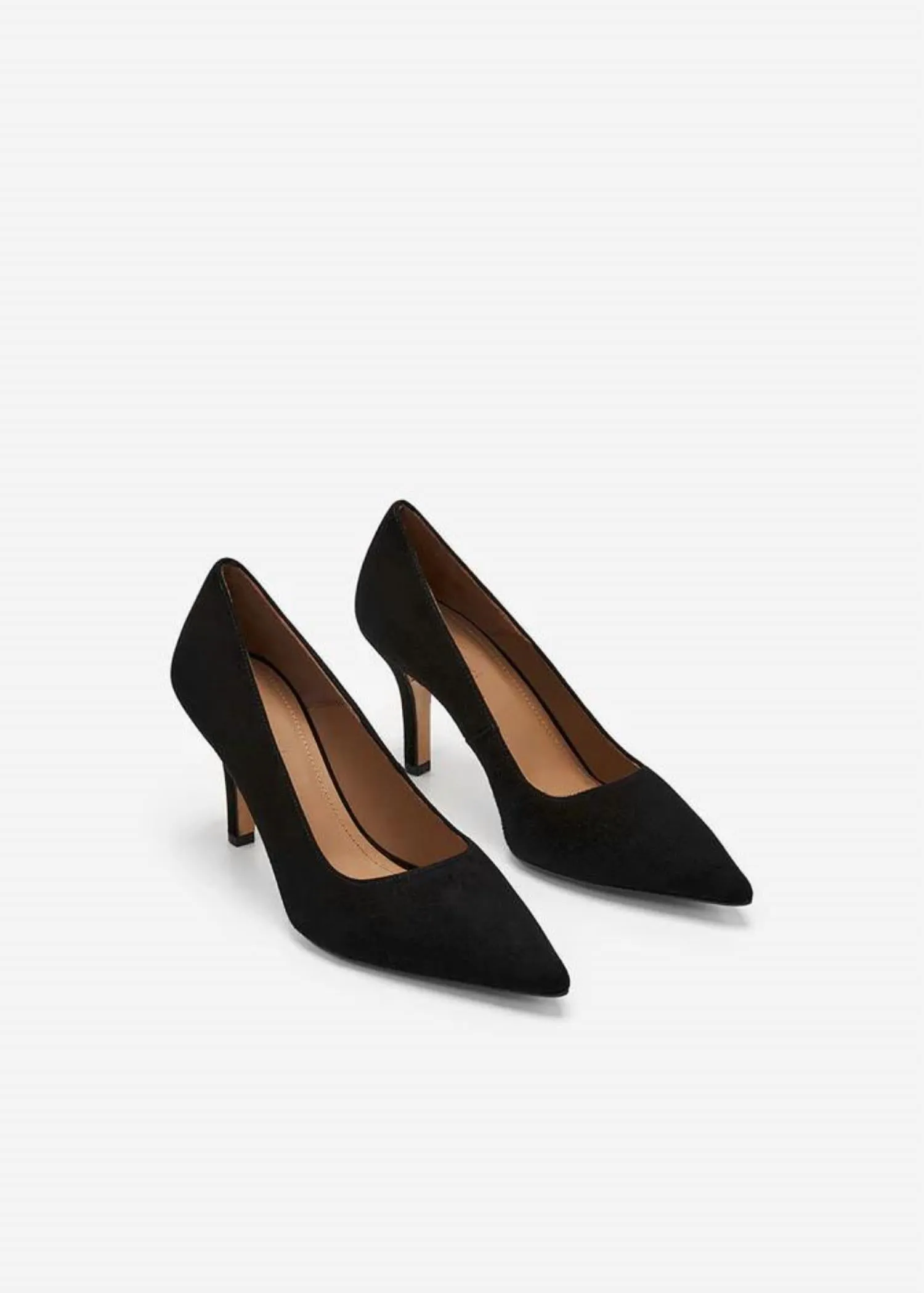 Roberta Heel In Black Suede