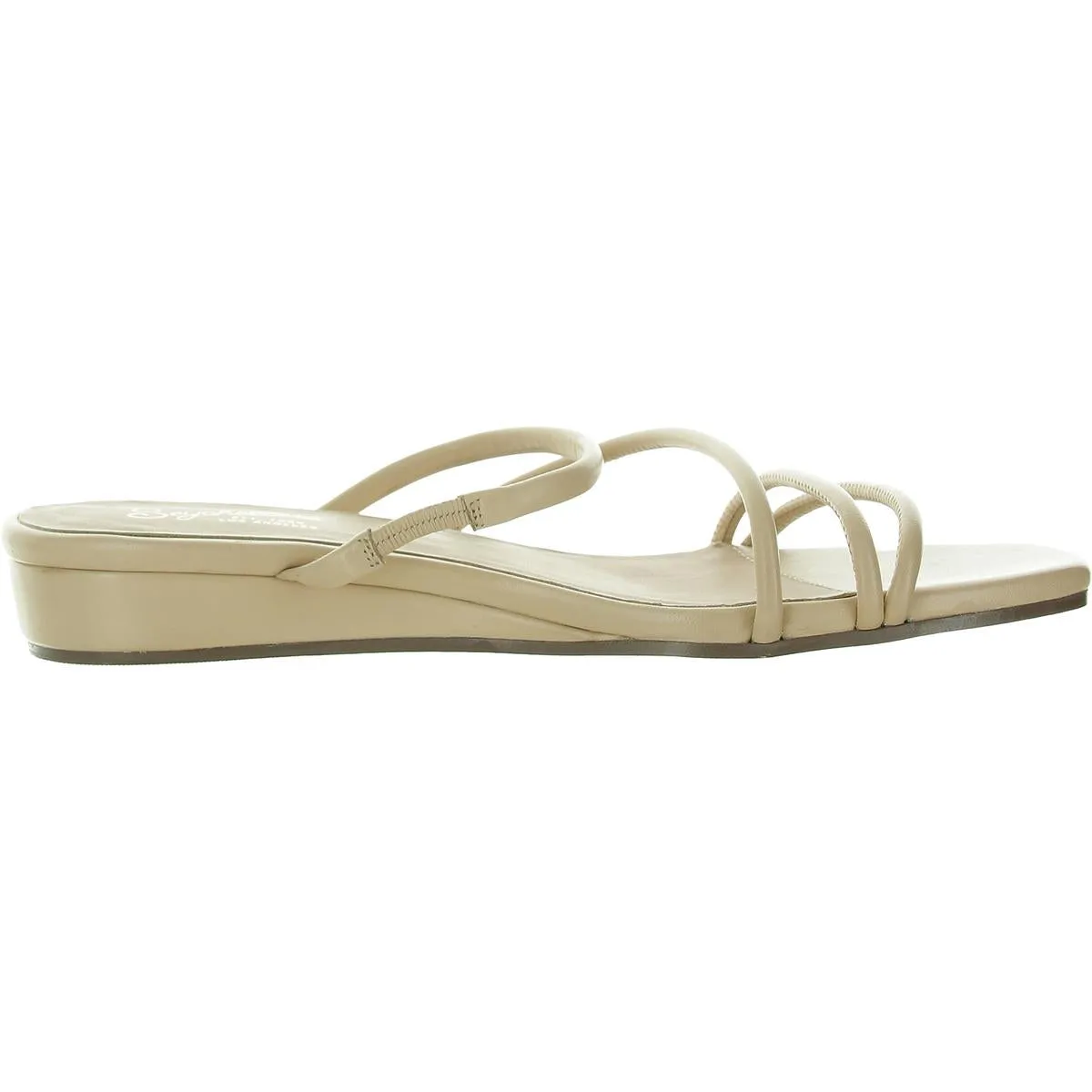 Rock Candy Sandals Womens Solid Leather Strappy Sandals