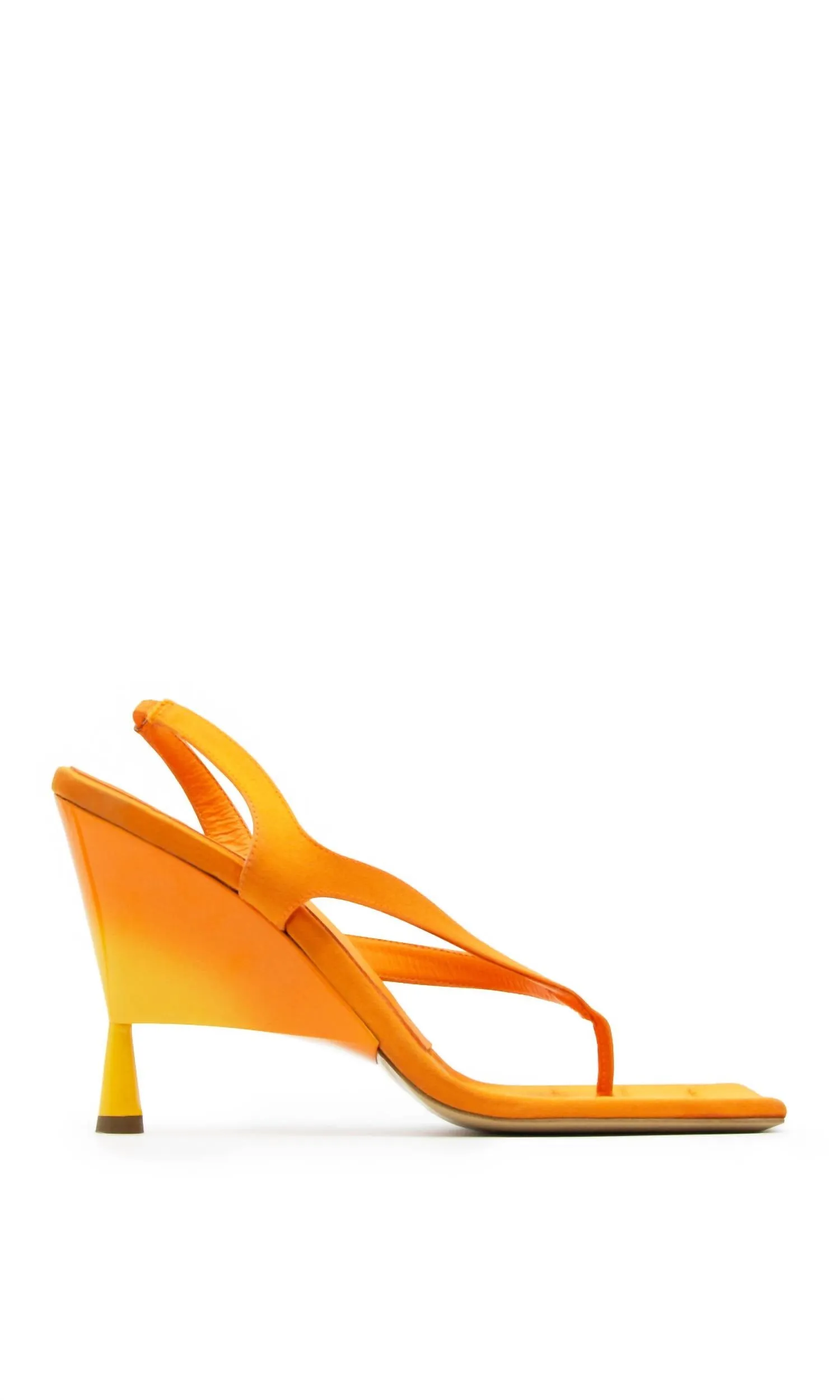 Rosie 12 Satin New Sandal In Orange