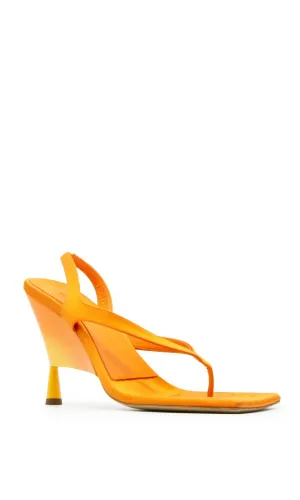 Rosie 12 Satin New Sandal In Orange
