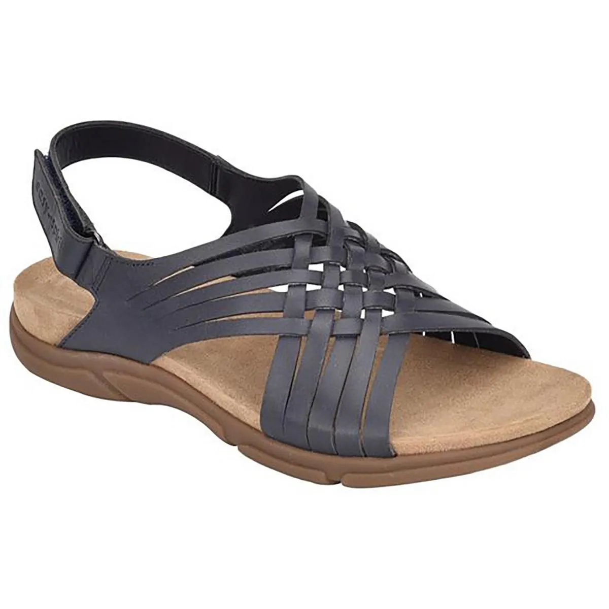 SEMAR Womens Metallic Man Made Huarache Sandals