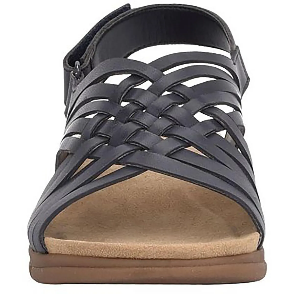 SEMAR Womens Metallic Man Made Huarache Sandals