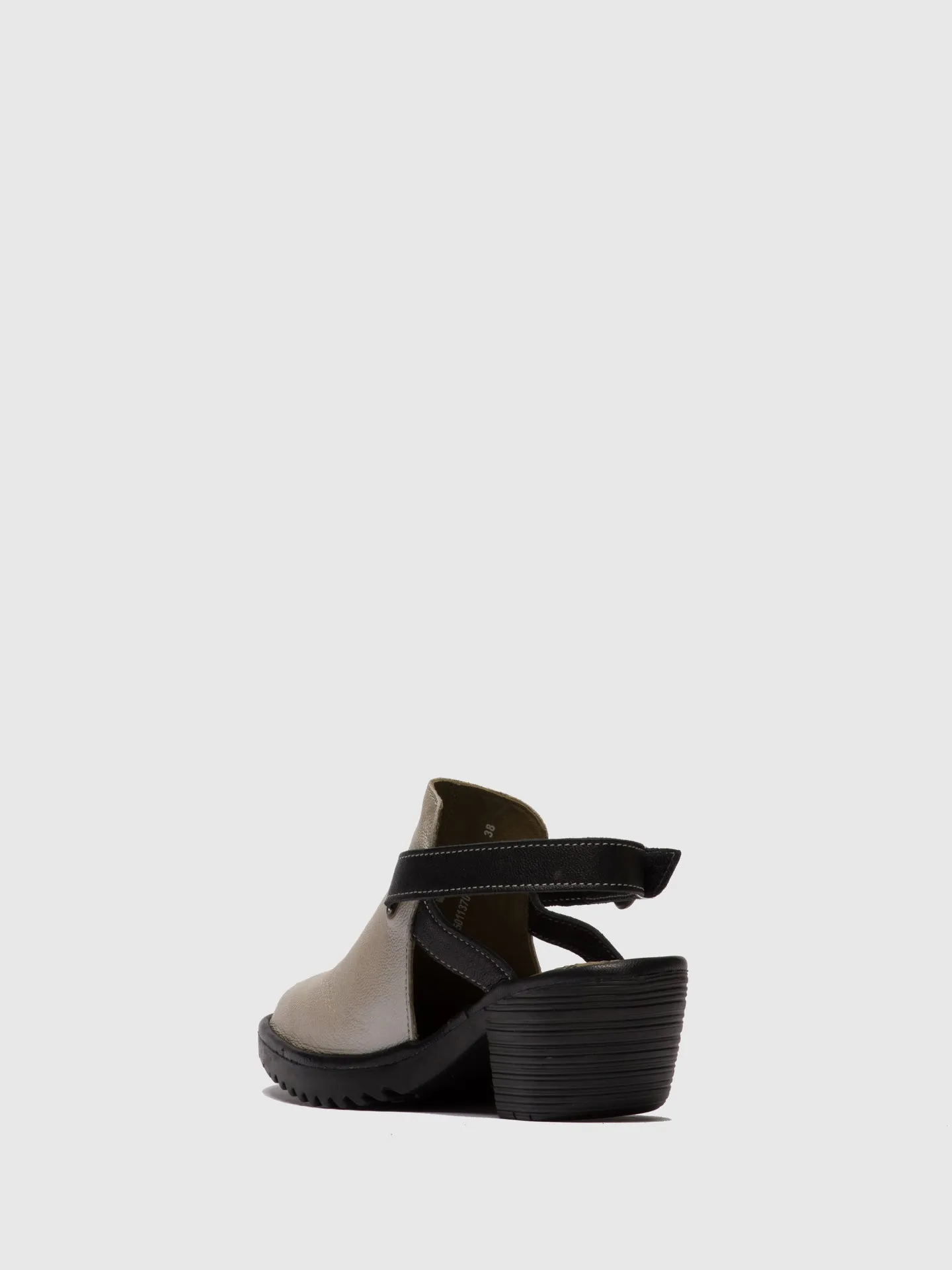 Silver Velcro Sandals