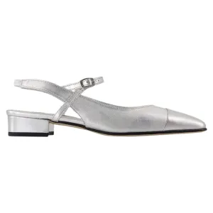 Sling Back Oceano - Carel - Leather - Argent