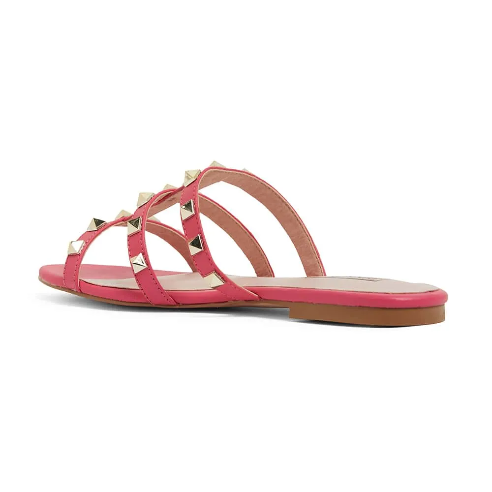 Spain Slide in Pink Kid Leather