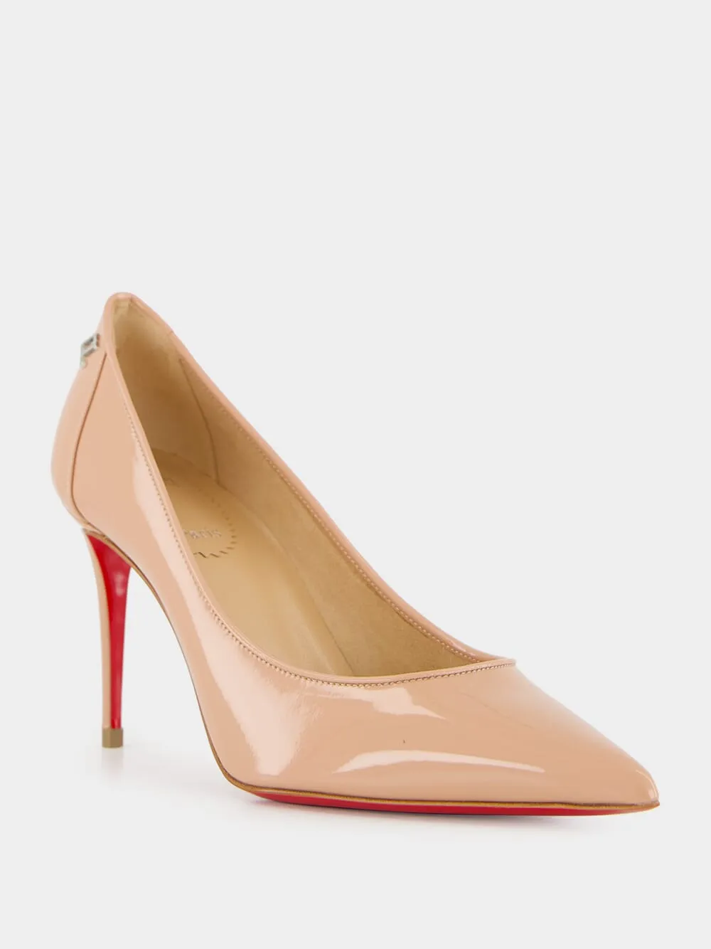 Sporty Kate 85 Patent Leather Pumps
