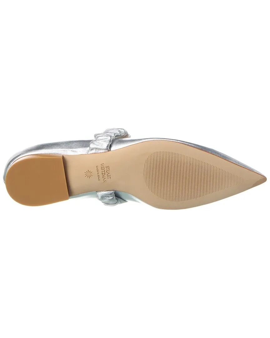 Stuart Weitzman Maxine Leather Ballet Flat