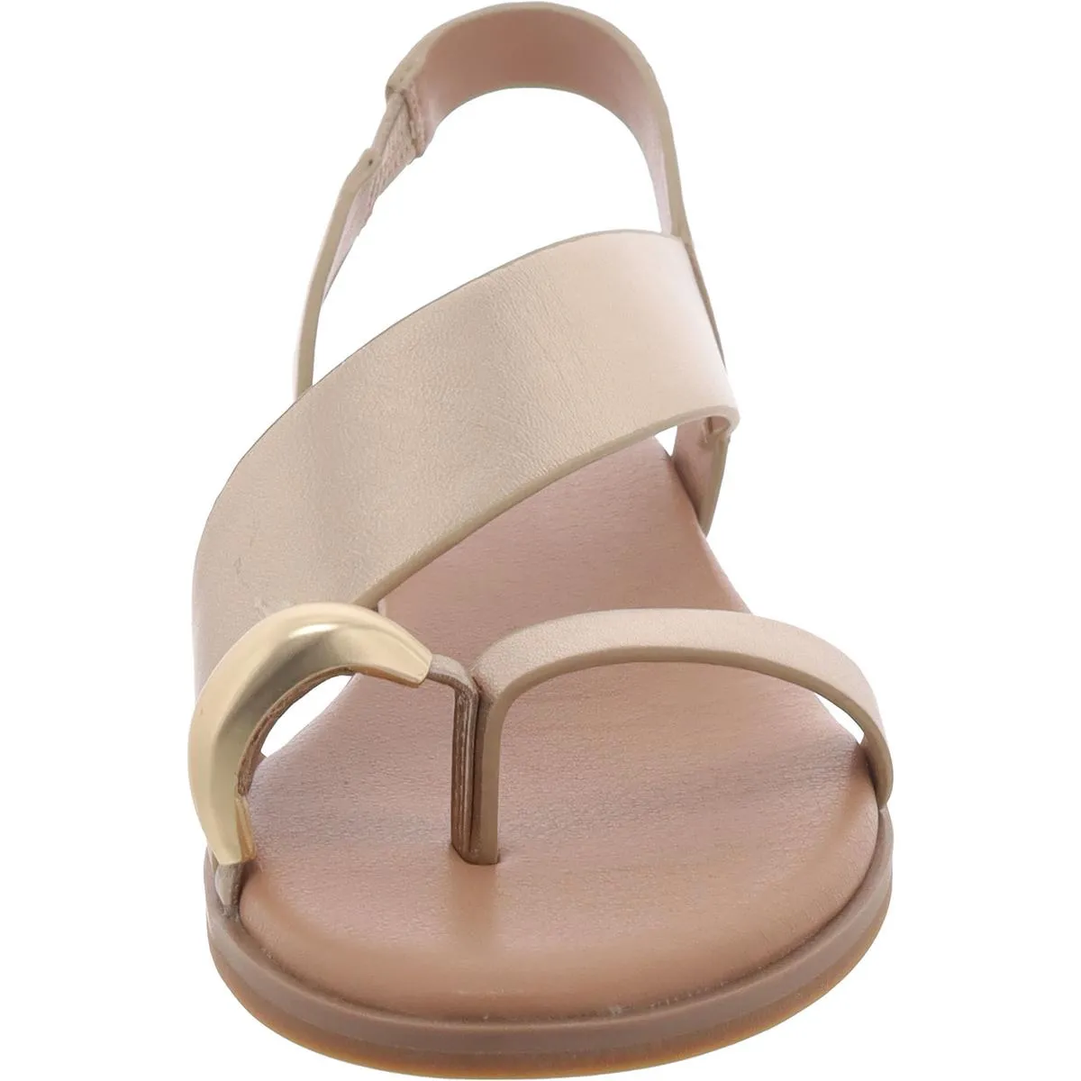 Suave Womens Leather Slip On Slingback Sandals