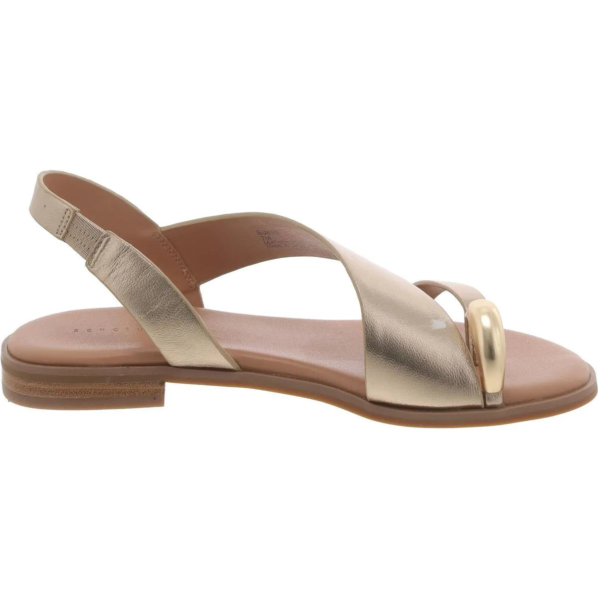 Suave Womens Leather Slip On Slingback Sandals