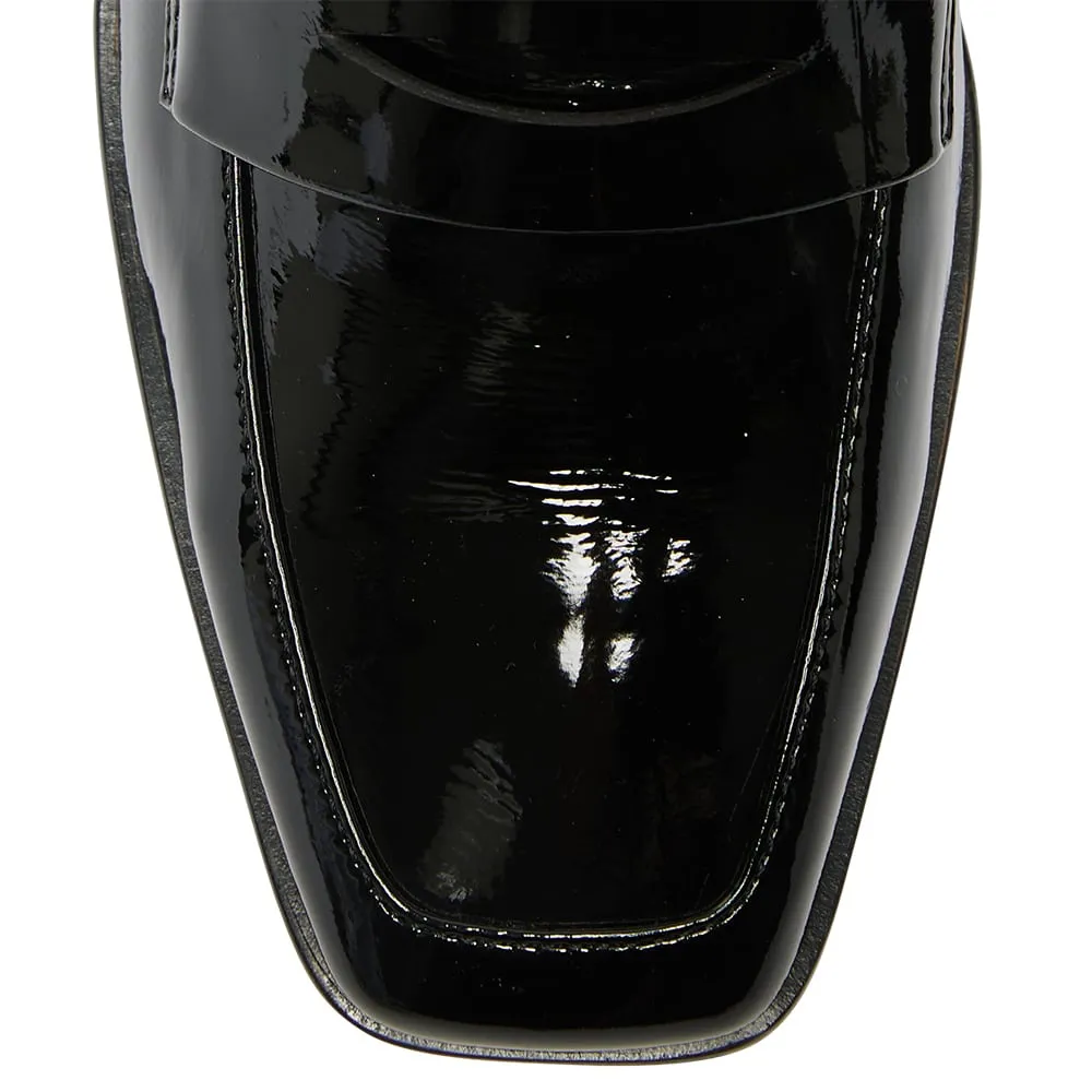 Sullivan Heel in Black Patent