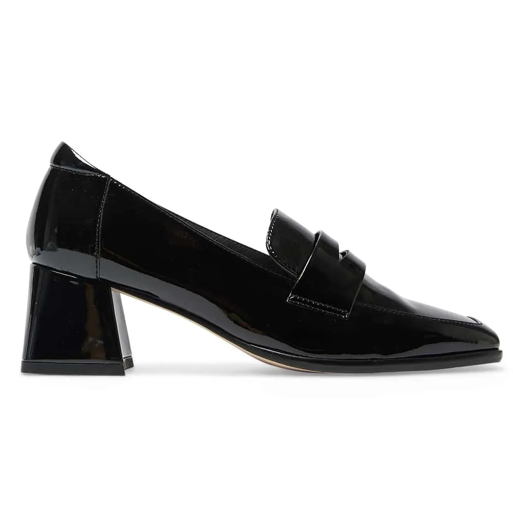 Sullivan Heel in Black Patent