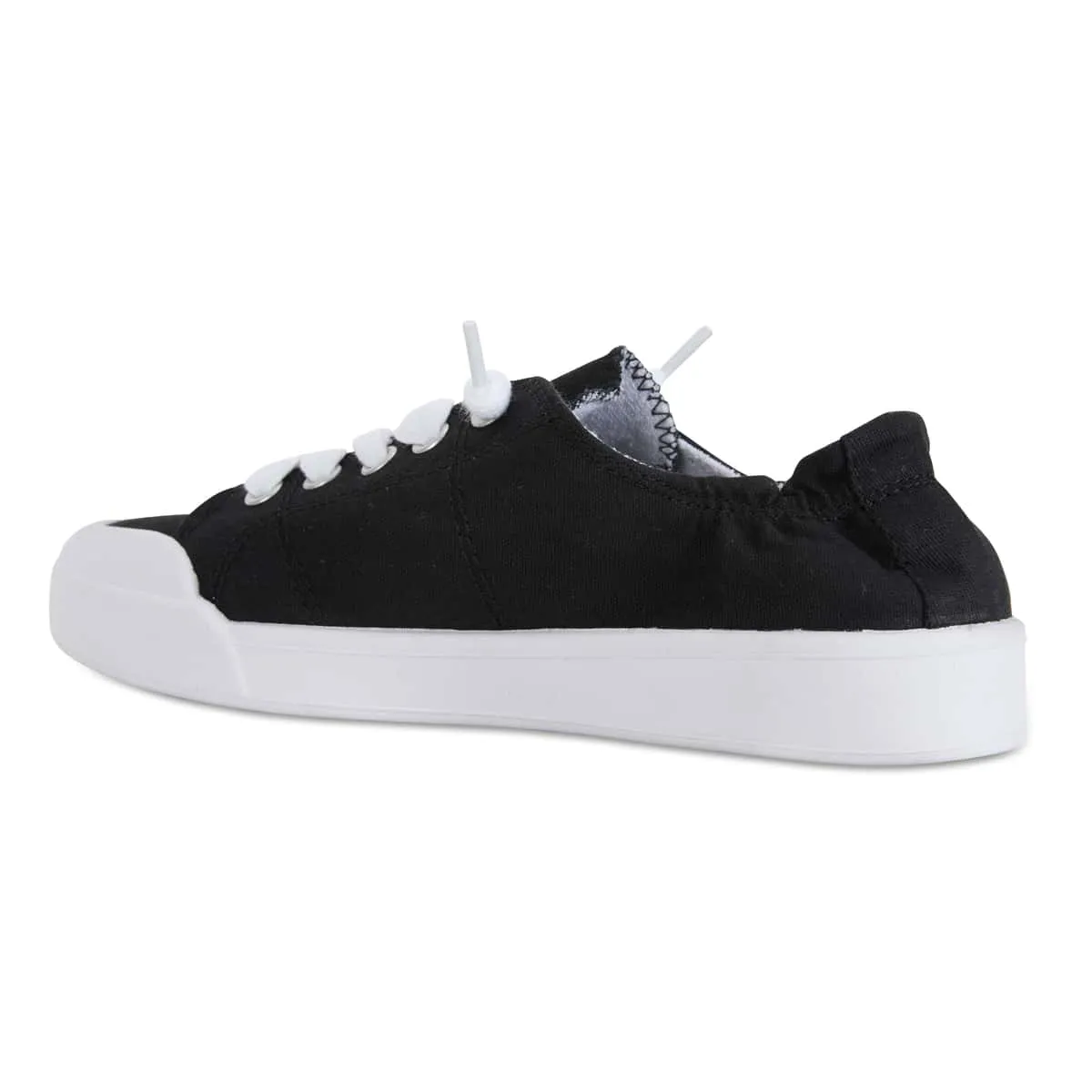 Switch Sneaker in Black Canvas