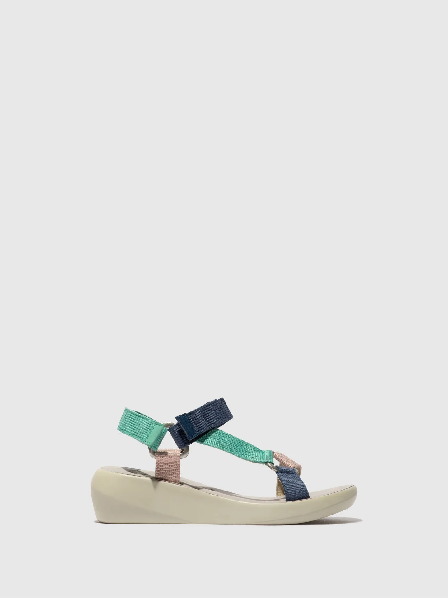 T-Strap Sandals BREK840FLY MULTICOLOR