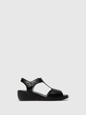 T-Strap Sandals NOVA932FLY BLACK