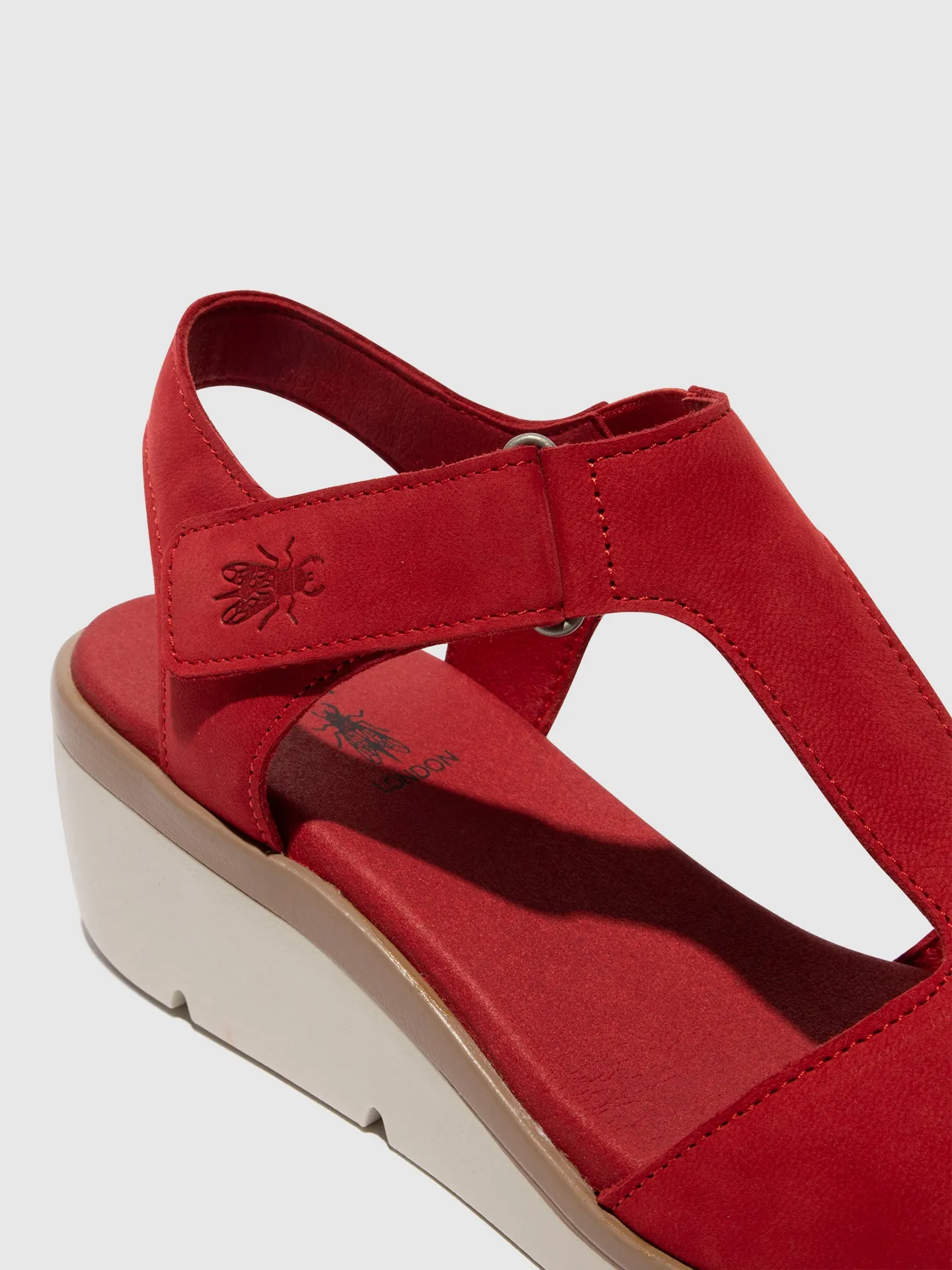 T-Strap Sandals NOVA932FLY LIPSTICK RED
