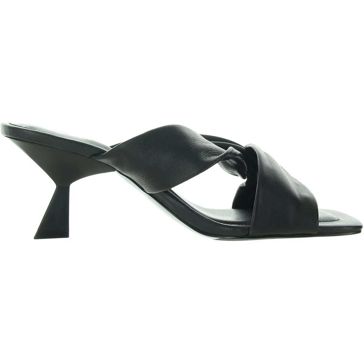Taber Womens Criss-Cross Metallic Heels
