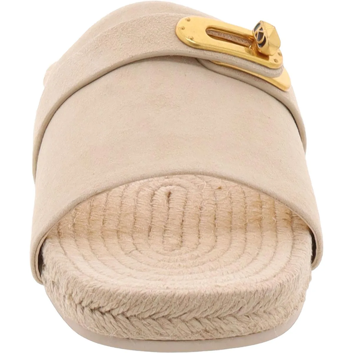 Taci Womens Embellished Suede Slide Sandals