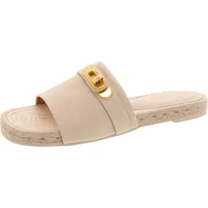 Taci Womens Embellished Suede Slide Sandals
