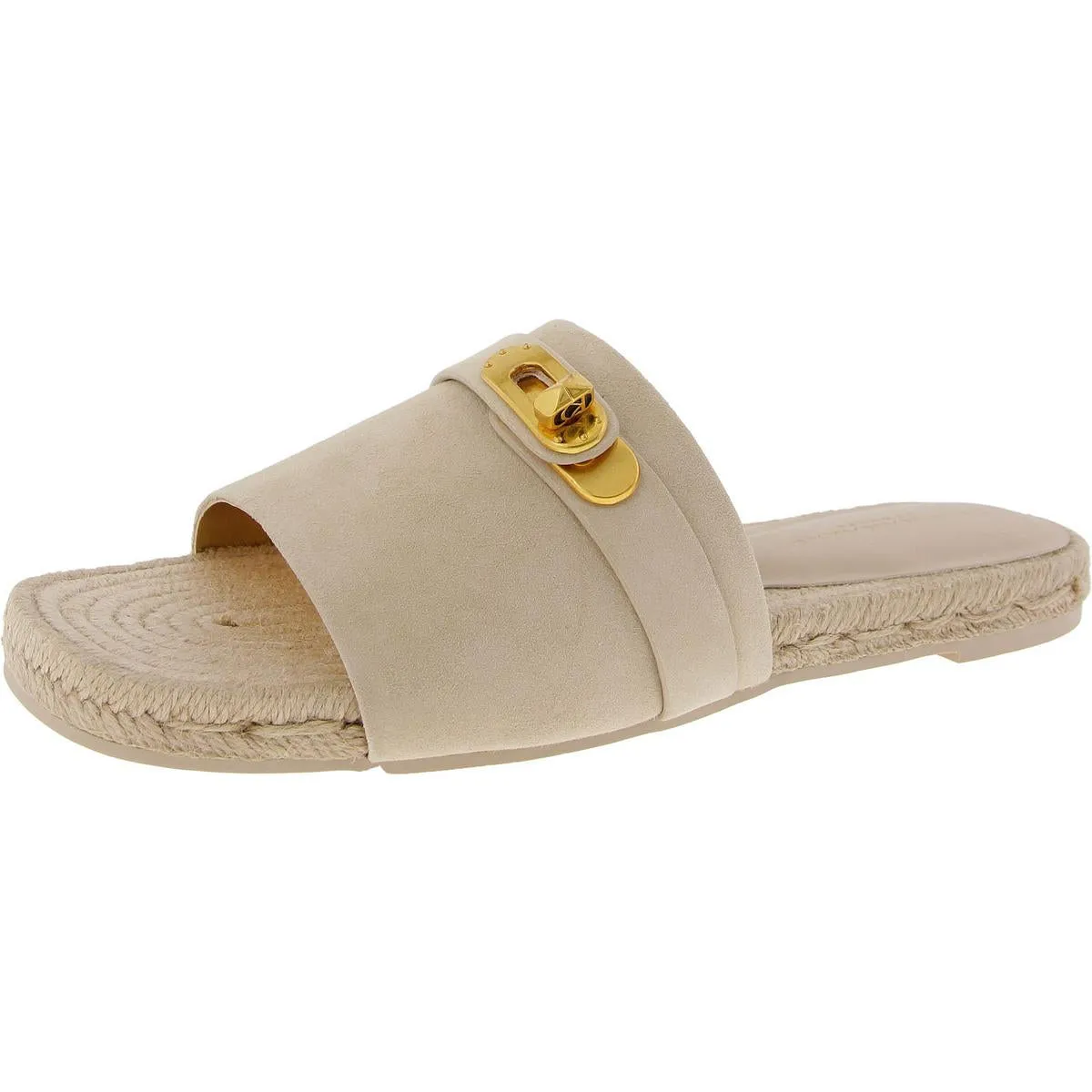 Taci Womens Embellished Suede Slide Sandals