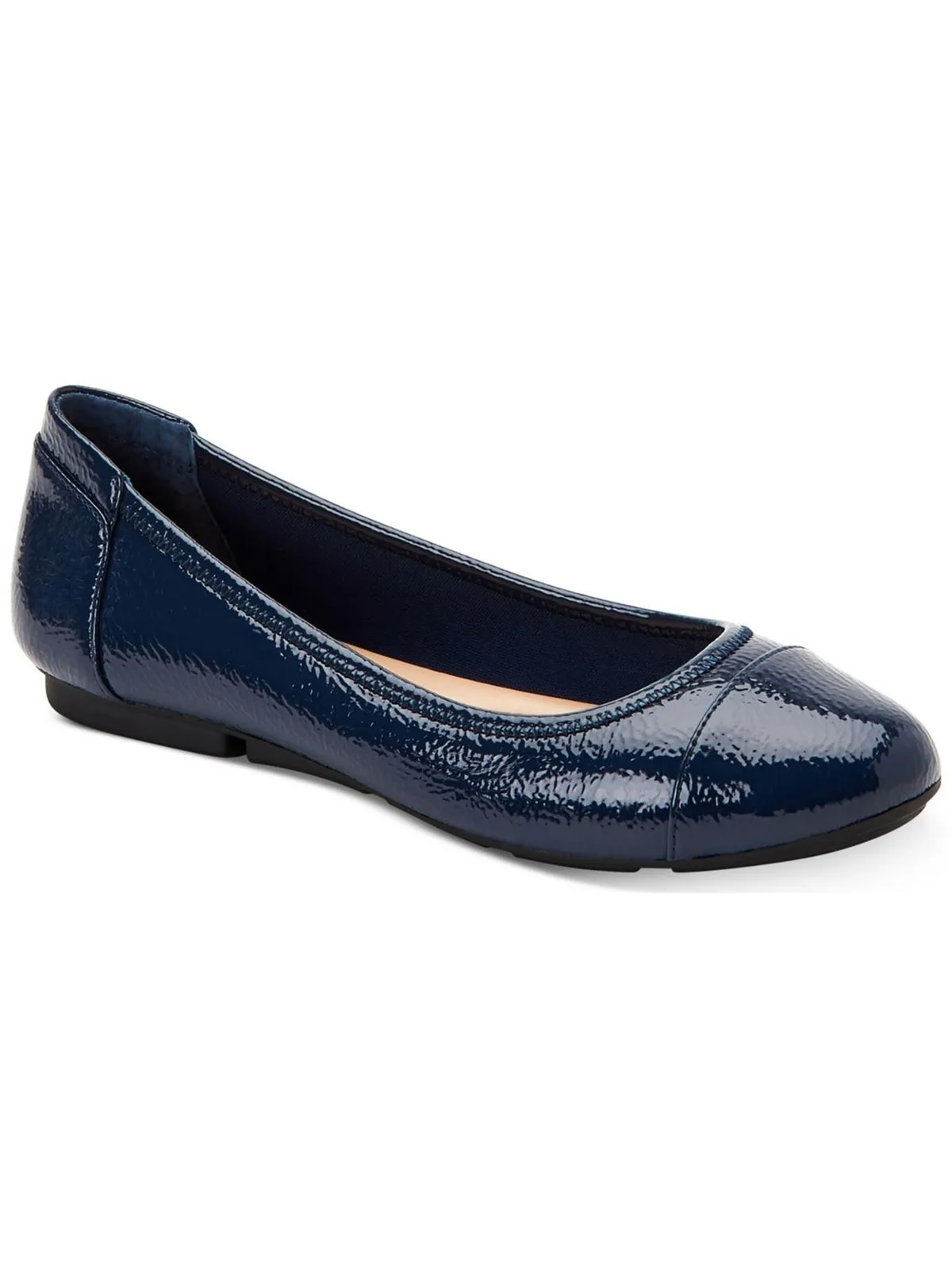 Tavii 2 Womens Faux Leather Slip on Ballet Flats