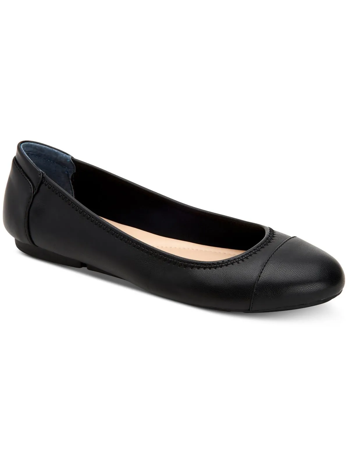 Tavii 2 Womens Faux Leather Slip on Ballet Flats