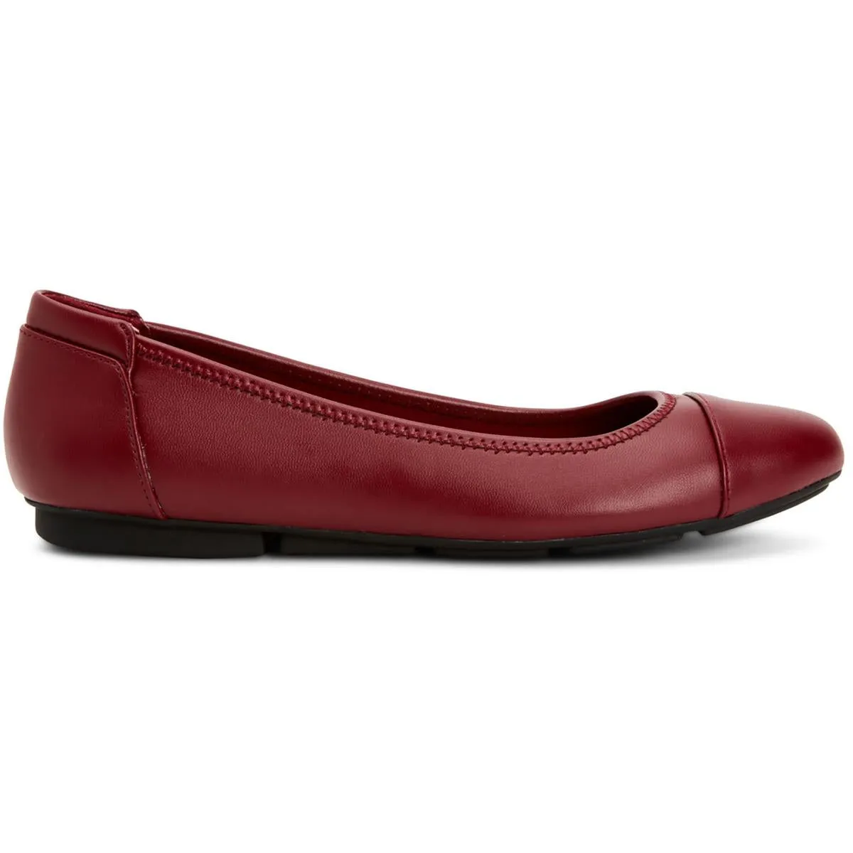 Tavii 2 Womens Faux Leather Slip on Ballet Flats
