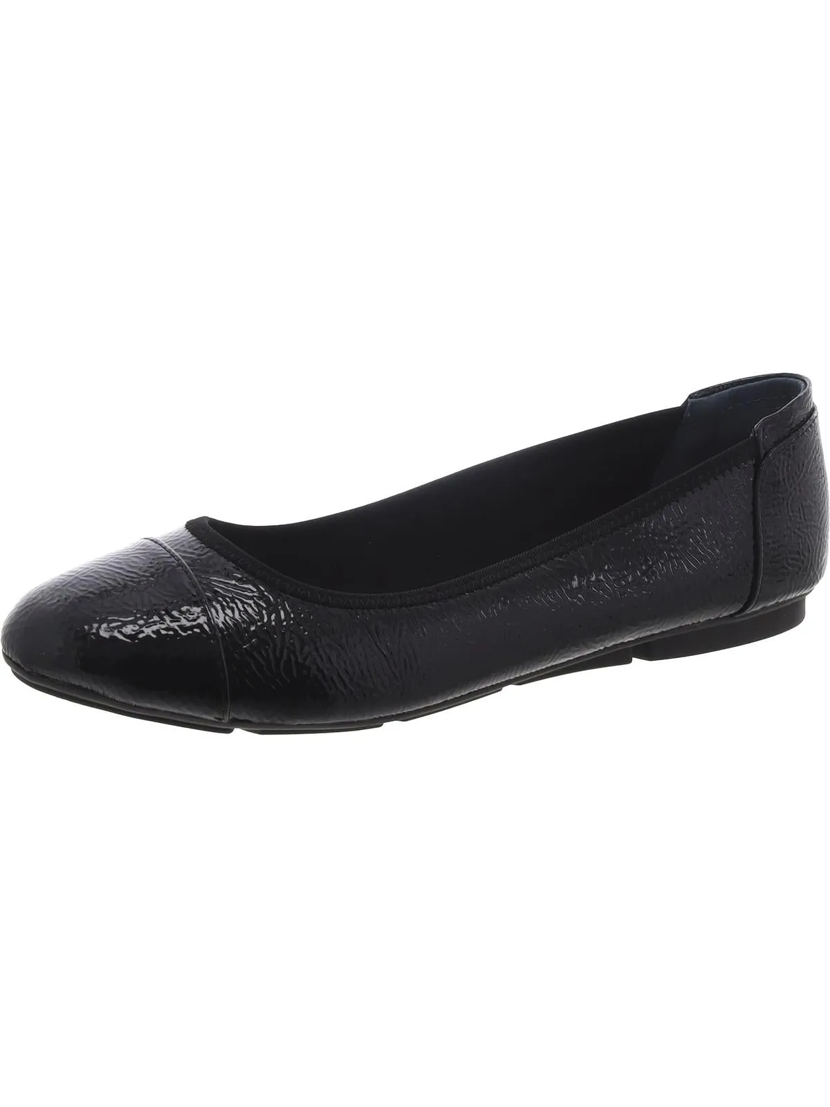 Tavii 2 Womens Faux Leather Slip on Ballet Flats