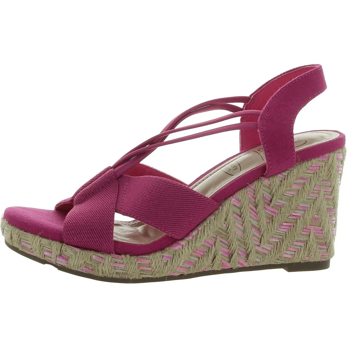 Teshia Womens Round Toe Casual Wedge Sandals