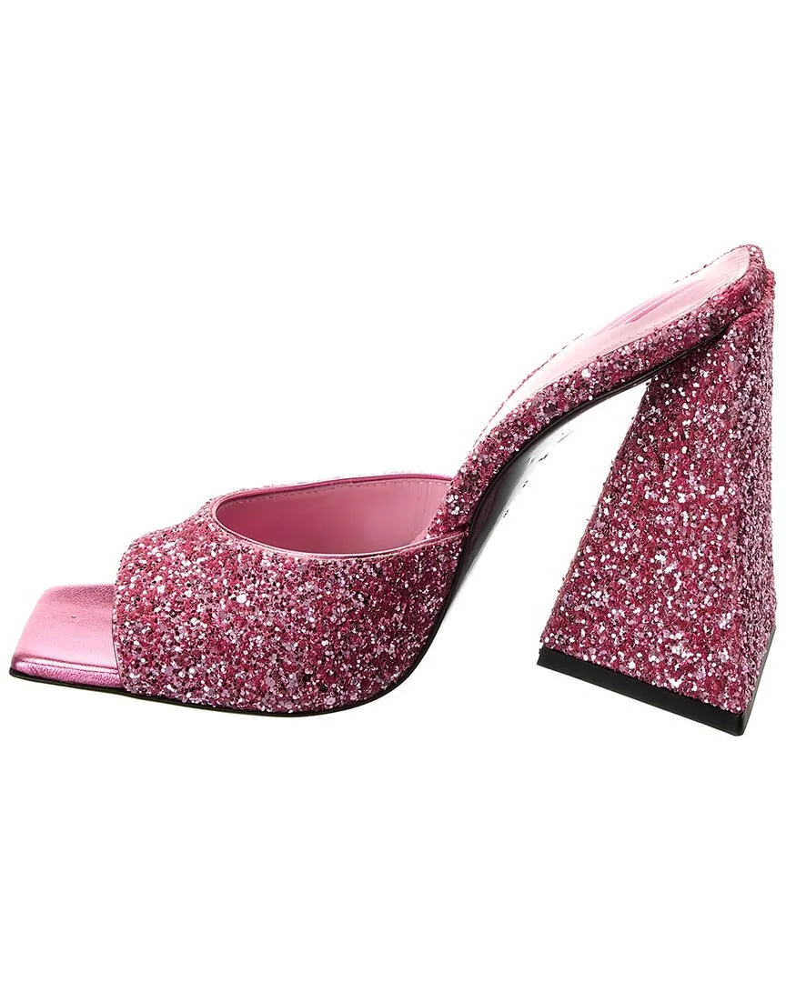 The Attico Devon Glitter Sandal