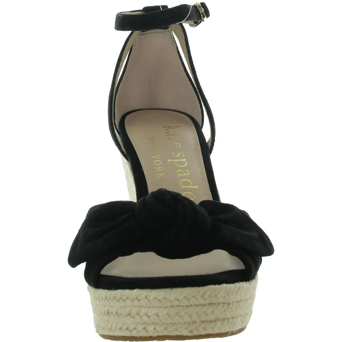 Tianna Womens Leather Open Toe Wedge Sandals