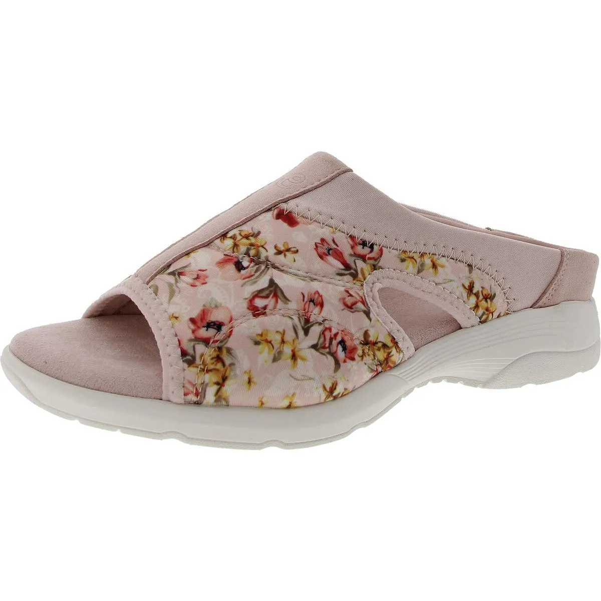 Tine 2 Womens Floral Slip On Slide Sandals