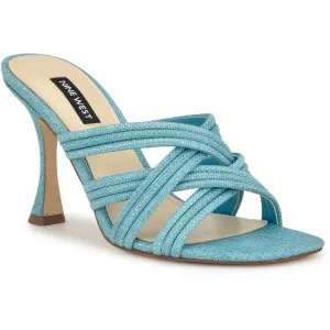 TRACEE2 Womens Cushioned Footbed Woven Heels