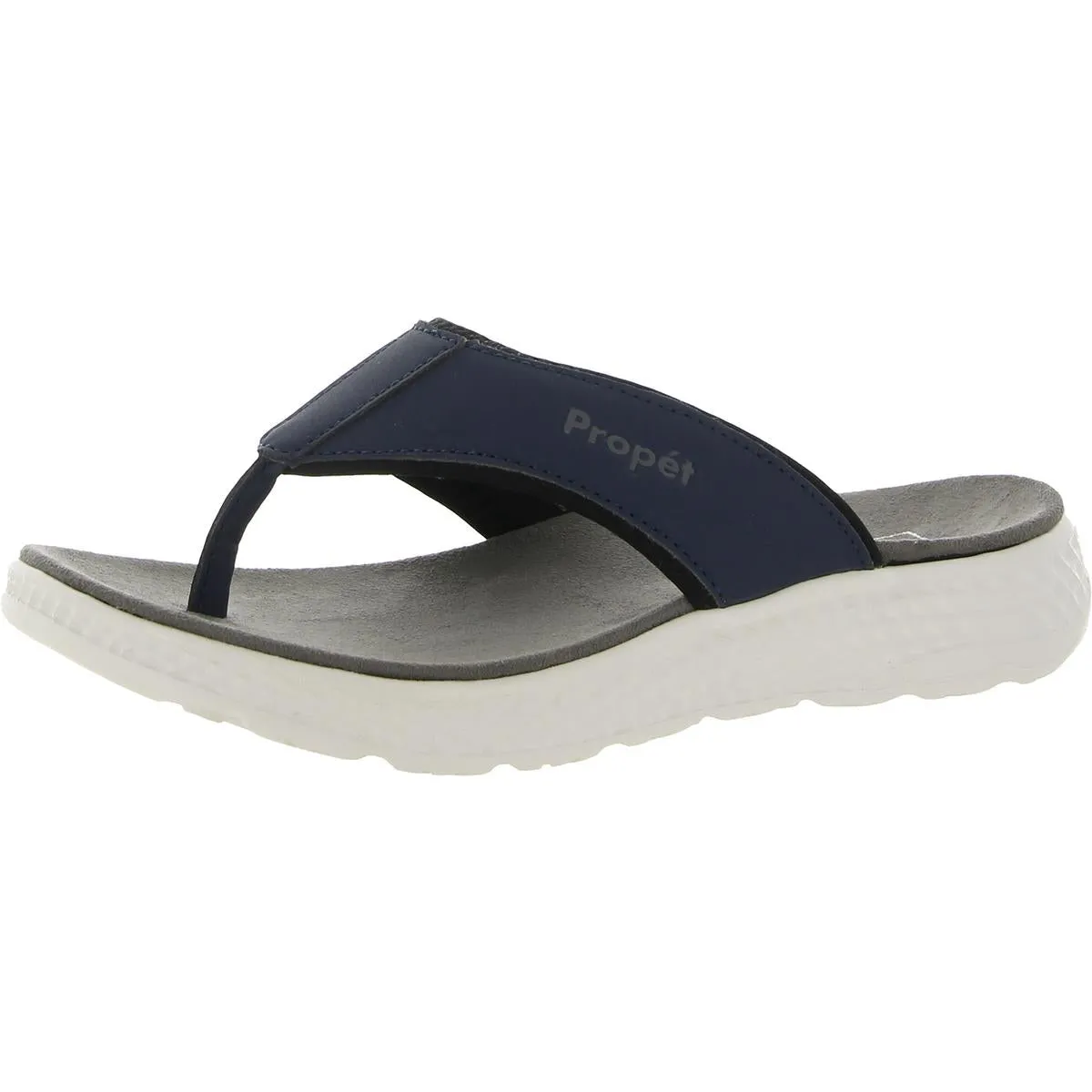 TravelActiv FT Womens Debossed Manmade Thong Sandals