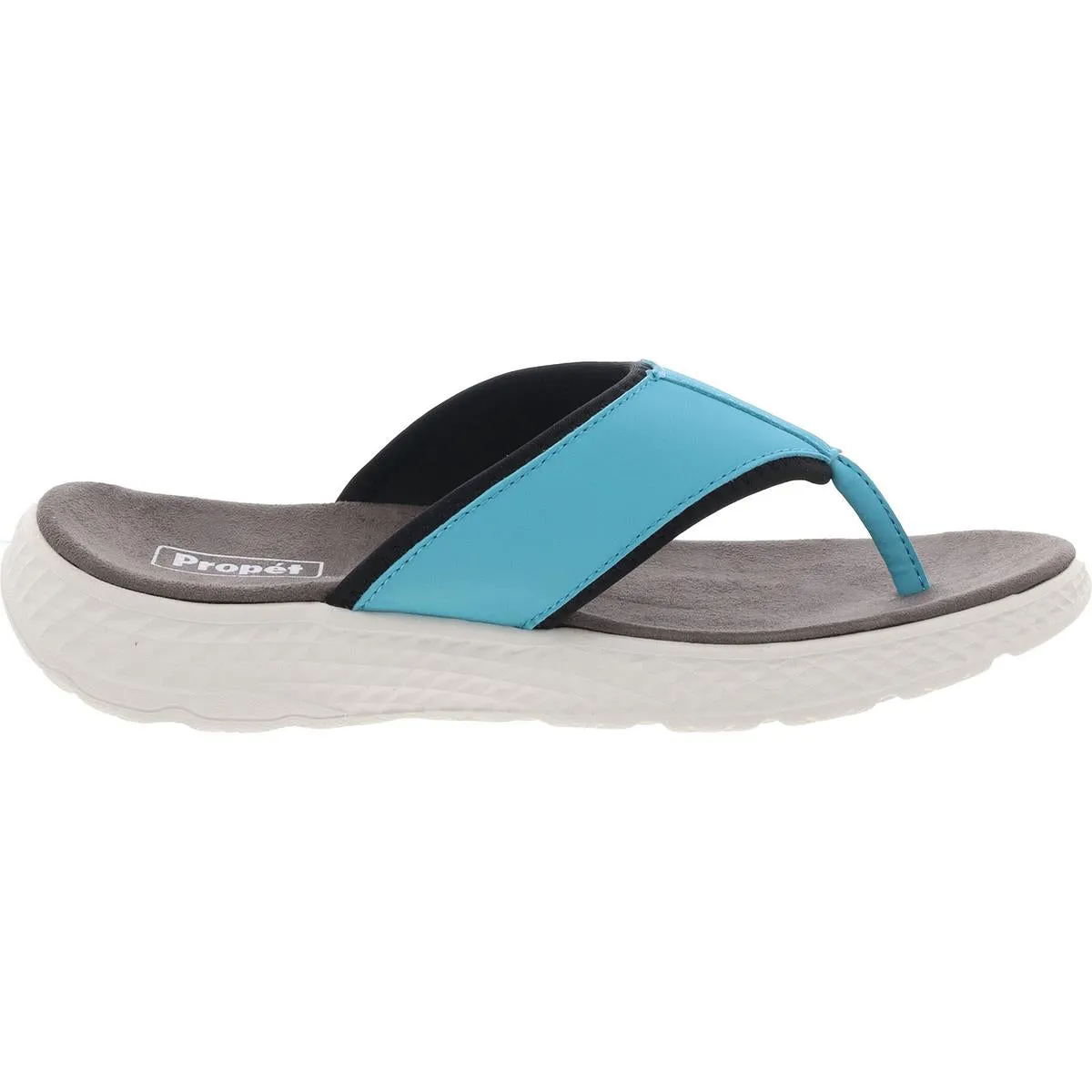 TravelActiv FT Womens Debossed Manmade Thong Sandals