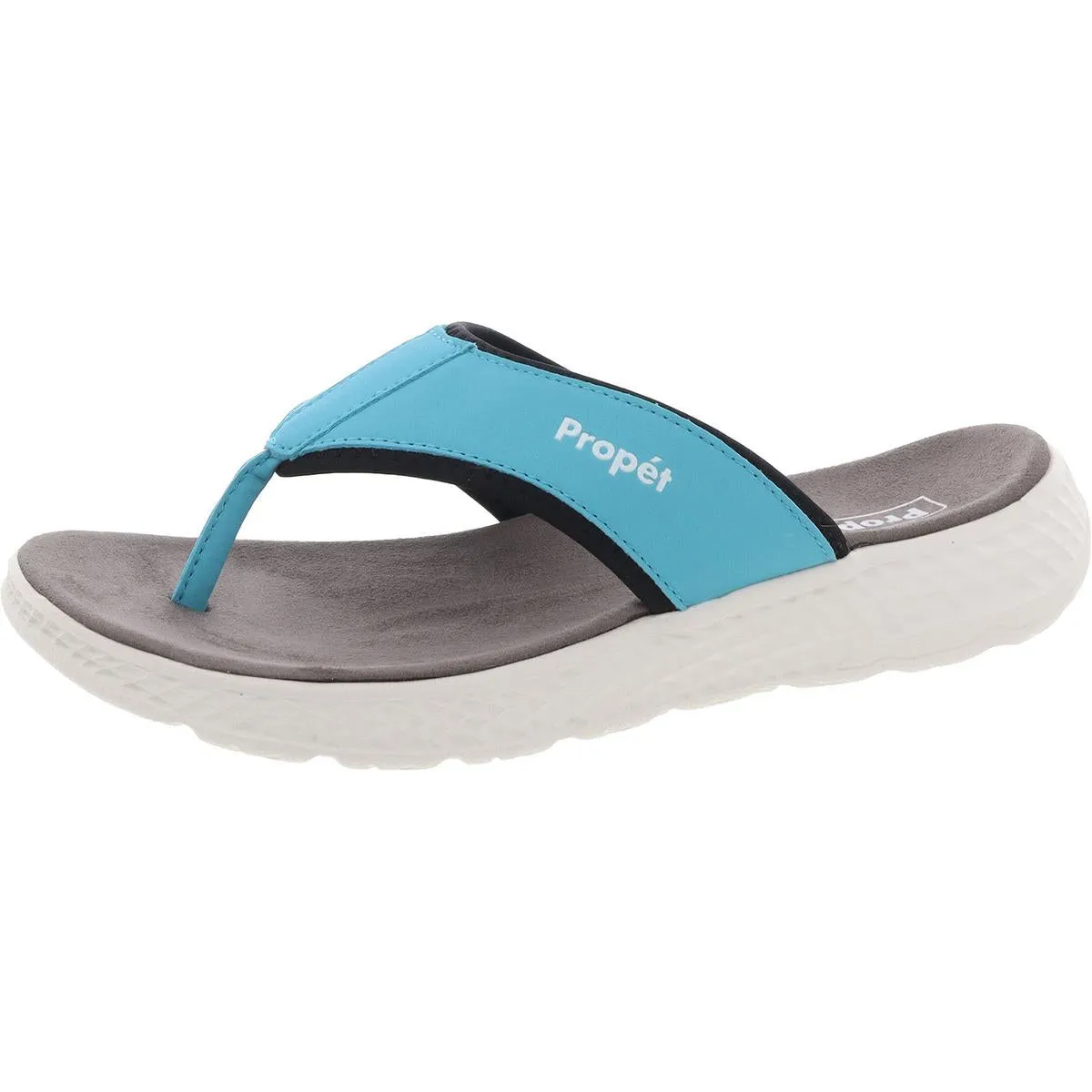TravelActiv FT Womens Debossed Manmade Thong Sandals