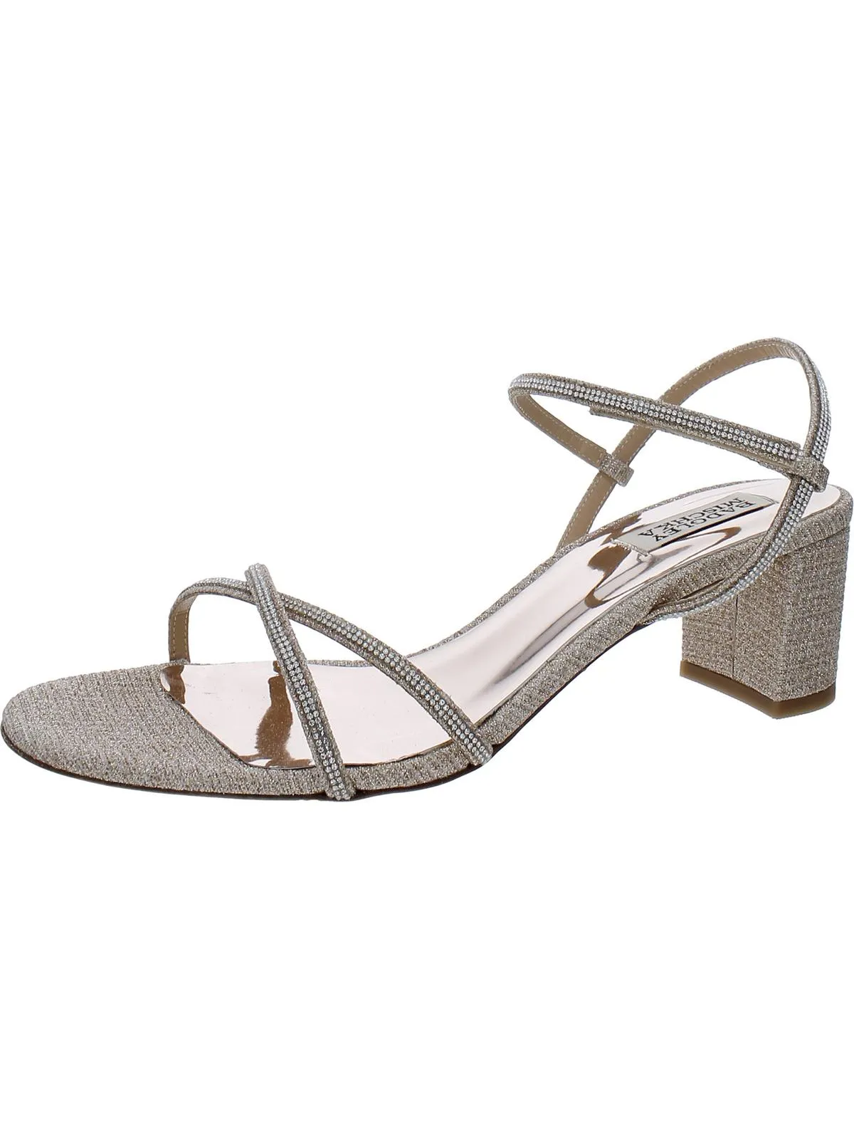 Ultima Womens Leather Embellished Strappy Sandals