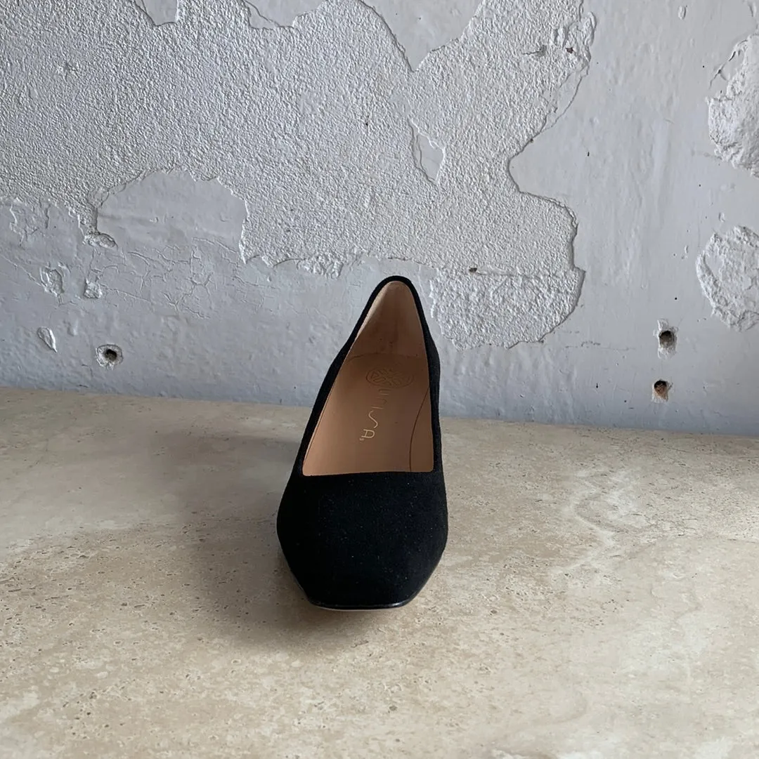 Unisa Lesat Black Suede - LAST PAIR size 37