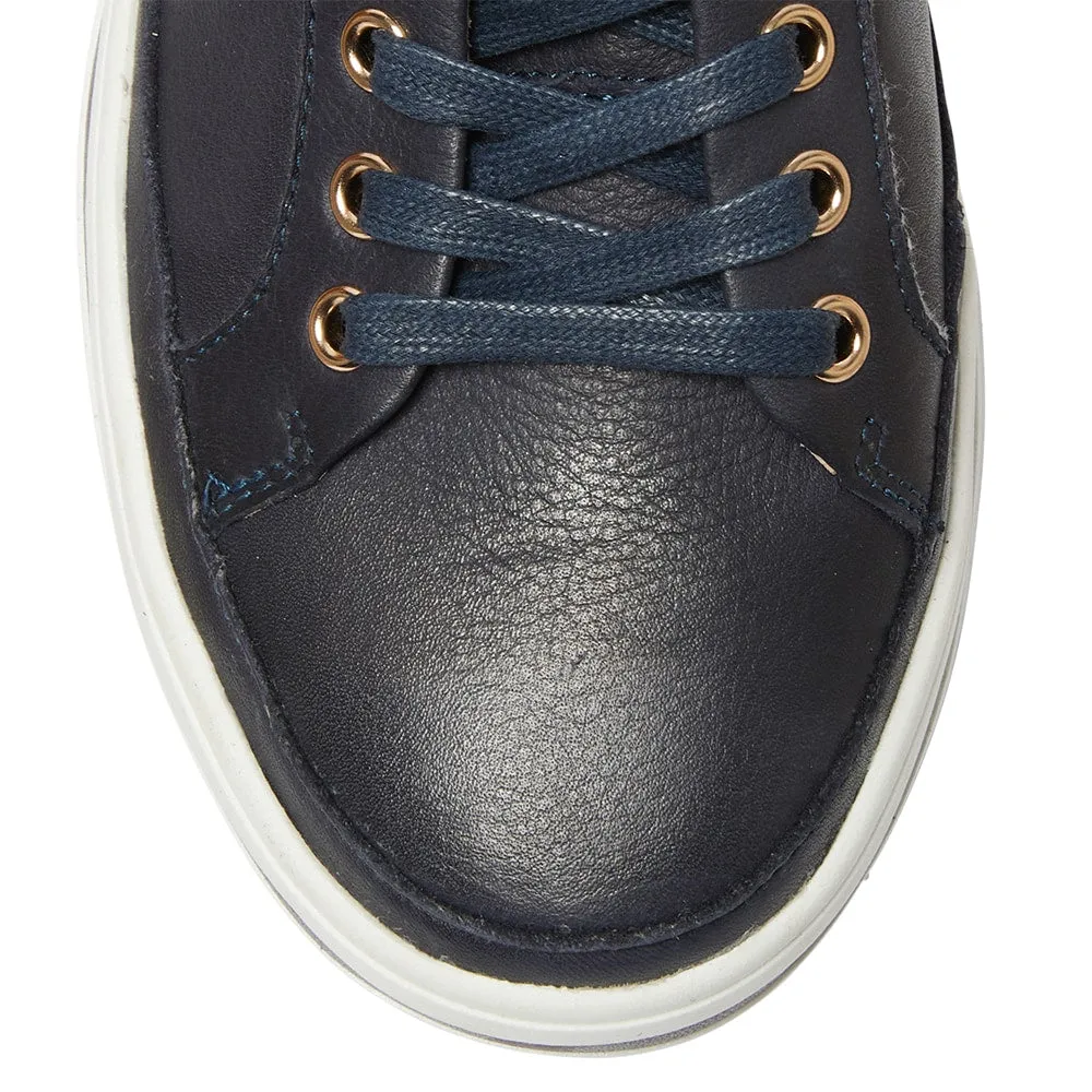 Uruguay Sneaker in Navy Leather
