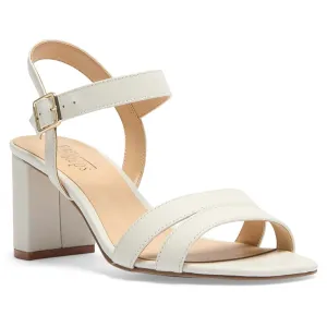 Utopia Heel in White Leather