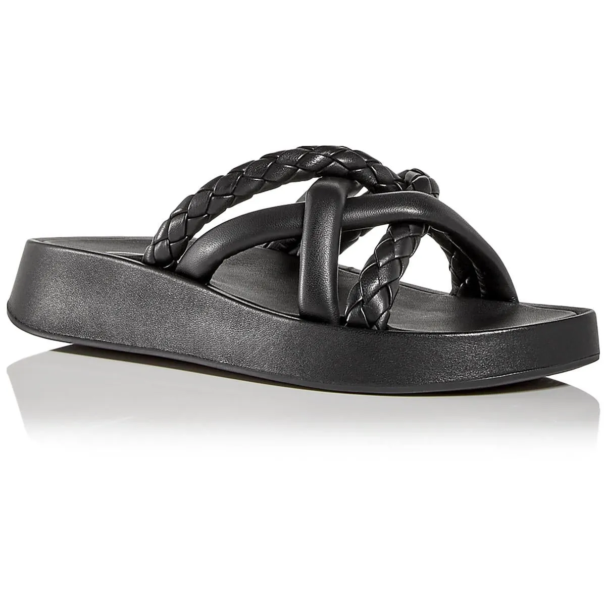 Vanessa Womens Slip On Casual Platform Sandals