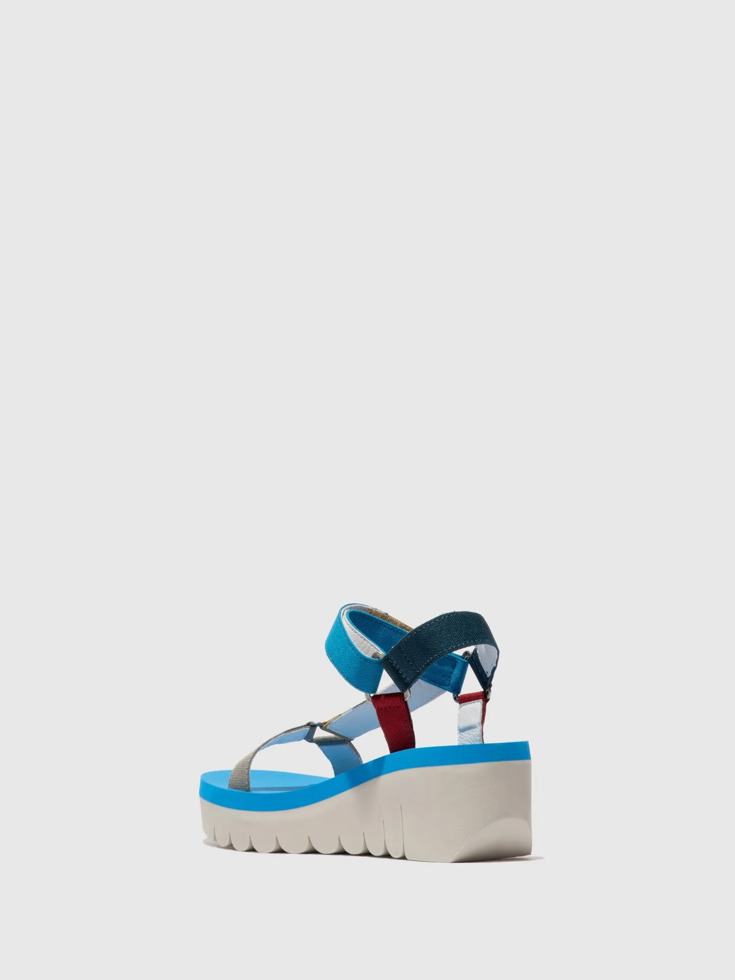 Velcro Sandals YEFA726FLY CUPIDO MULTI (AZURE)