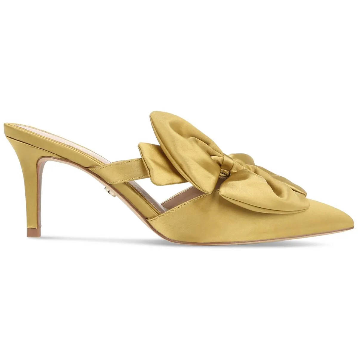 Veranda Womens Satin Slip-On Heels